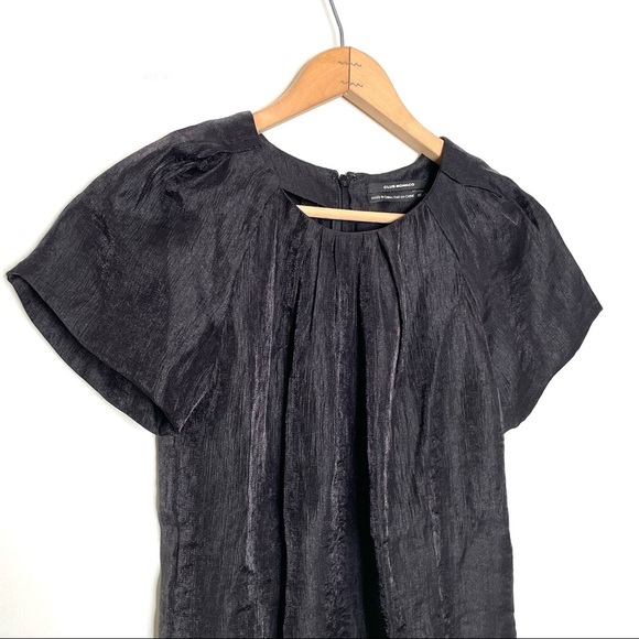 Club Monaco | Black Short Sleeve Blouse - Picture 3 of 6